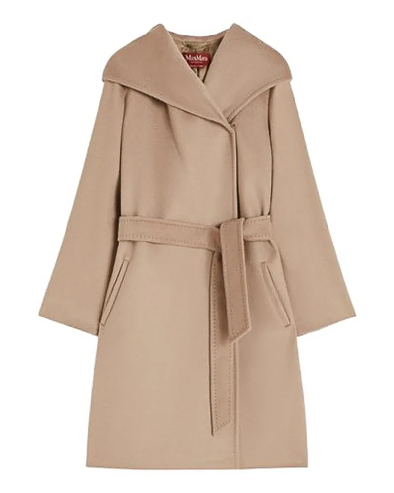 Max Mara Knielanger Mantel - Camel Camel