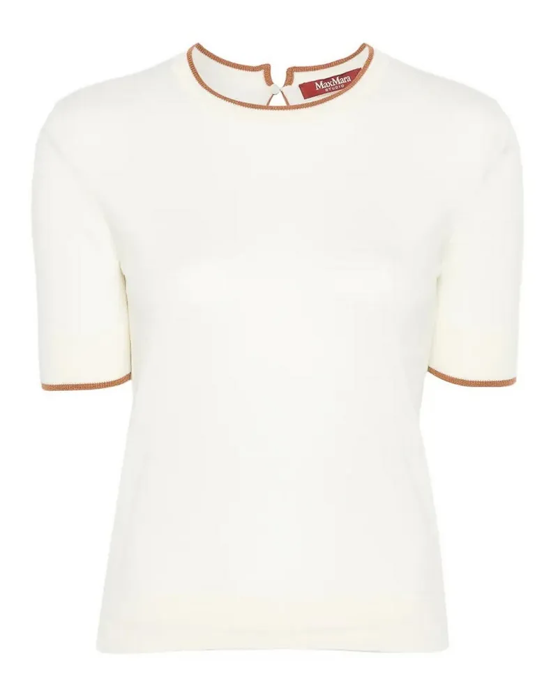 Max Mara T-Shirt - Weiß Weiß