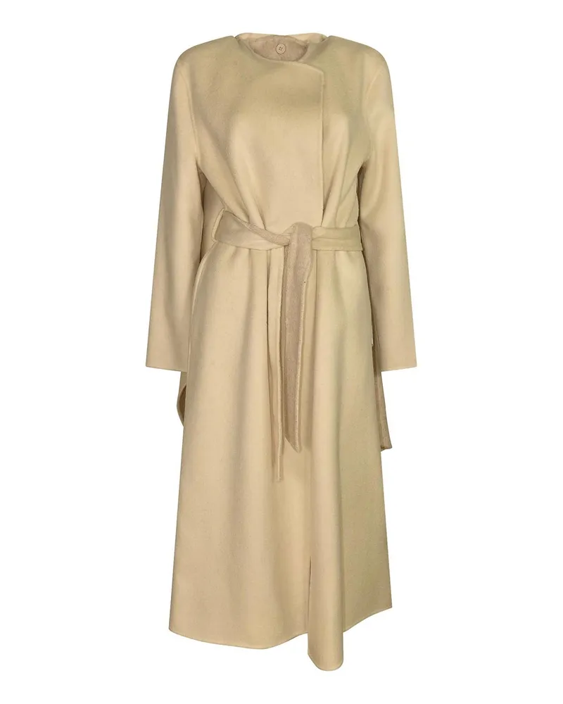 P.A.R.O.S.H. P. A.R. O.S. H. Knielanger Mantel - Creme Creme