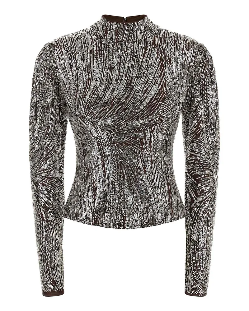 Paco Rabanne Top - Braun Braun