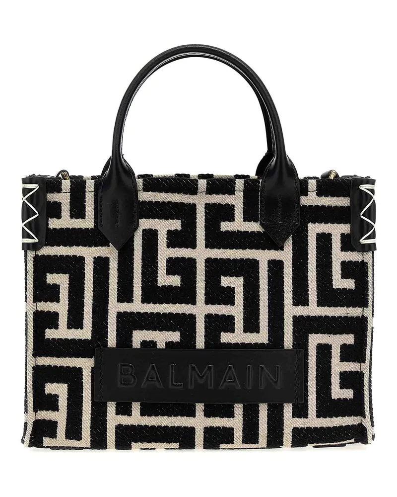 Balmain Shopper - Weiß Schwarz