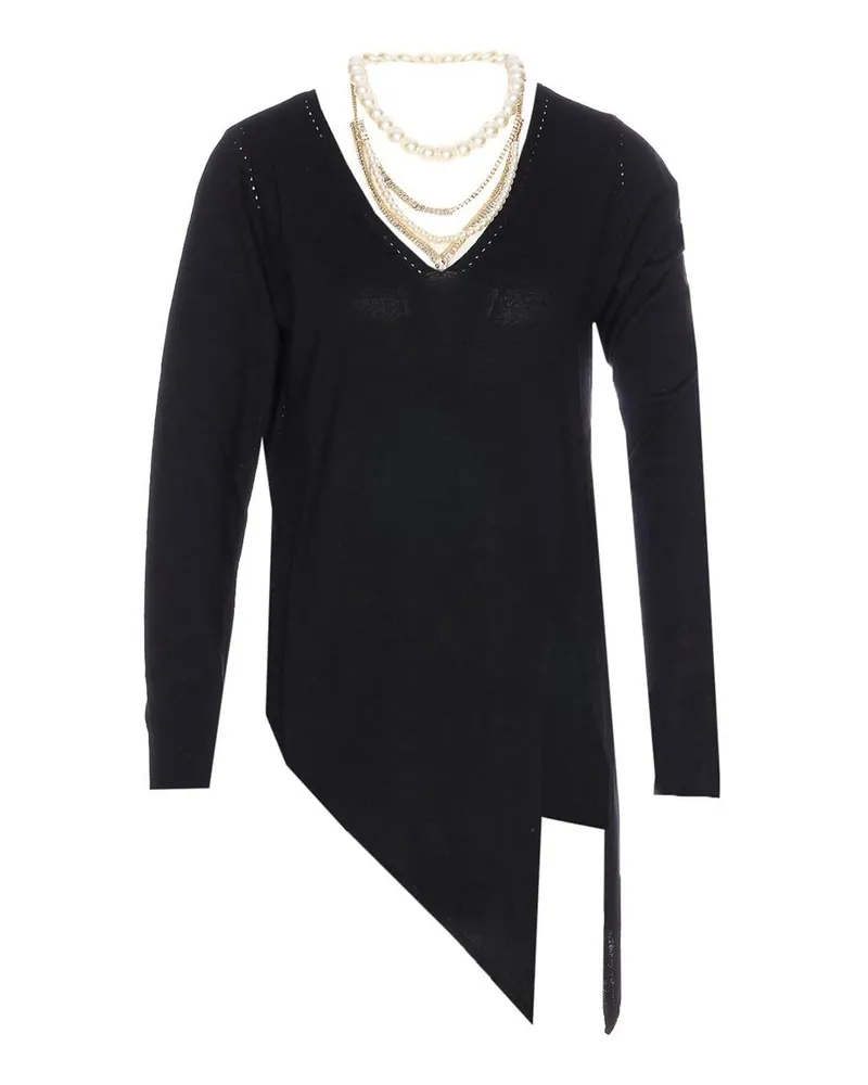 Liu Jo Rundhalspullover - Schwarz Schwarz