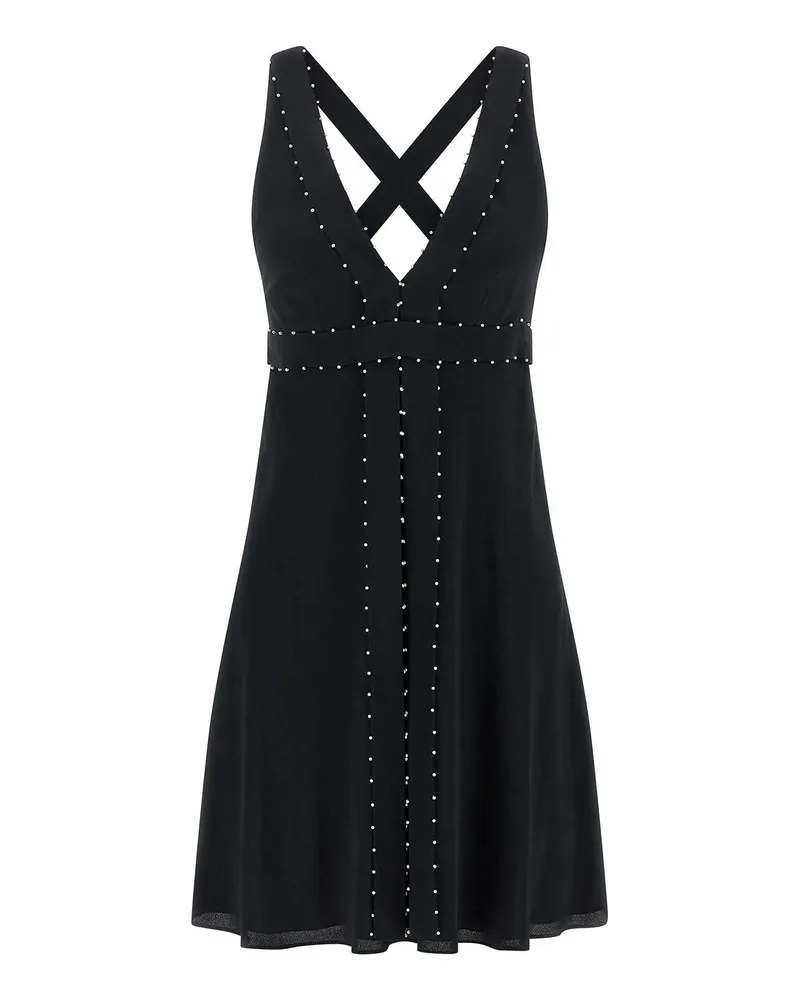 Giovanni Bedin Knielanges Kleid - Schwarz Schwarz