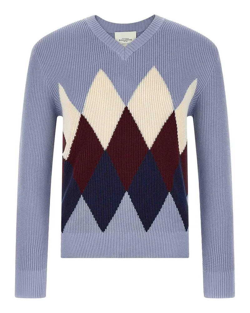 Ballantyne Rundhalspullover - Hellblau Hellblau