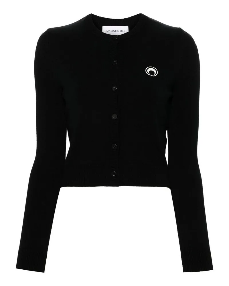 Marine Serre Cardigan - Schwarz Schwarz