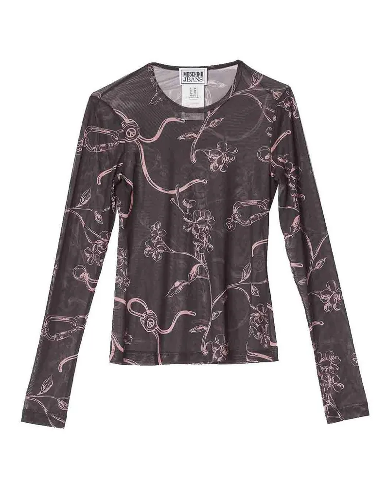 Moschino U-Boot-Pullover - Schwarz Schwarz