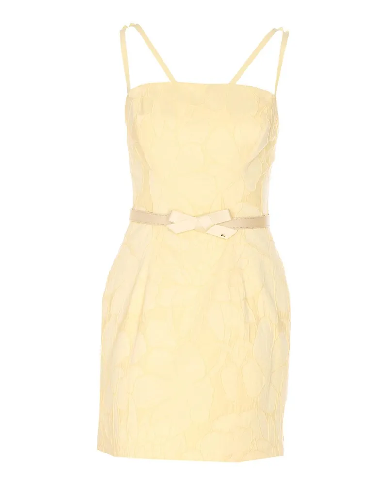 Elisabetta Franchi Knielanges Kleid - Gelb Gelb
