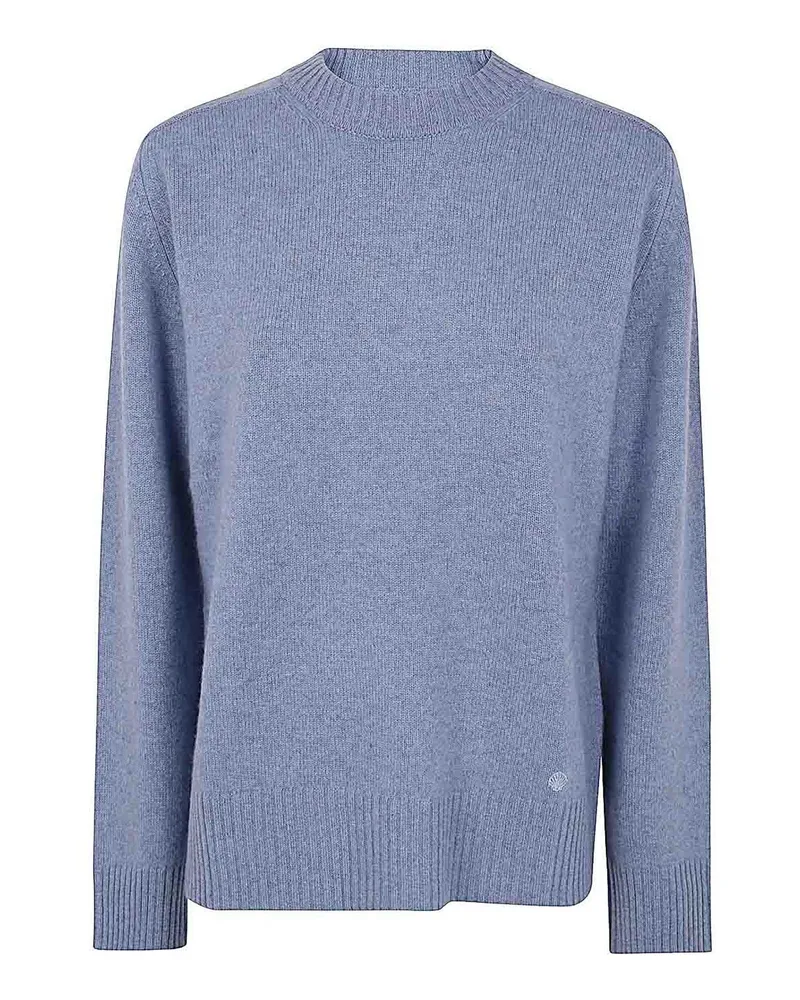 Loulou Studio Rundhalspullover - Blau Blau