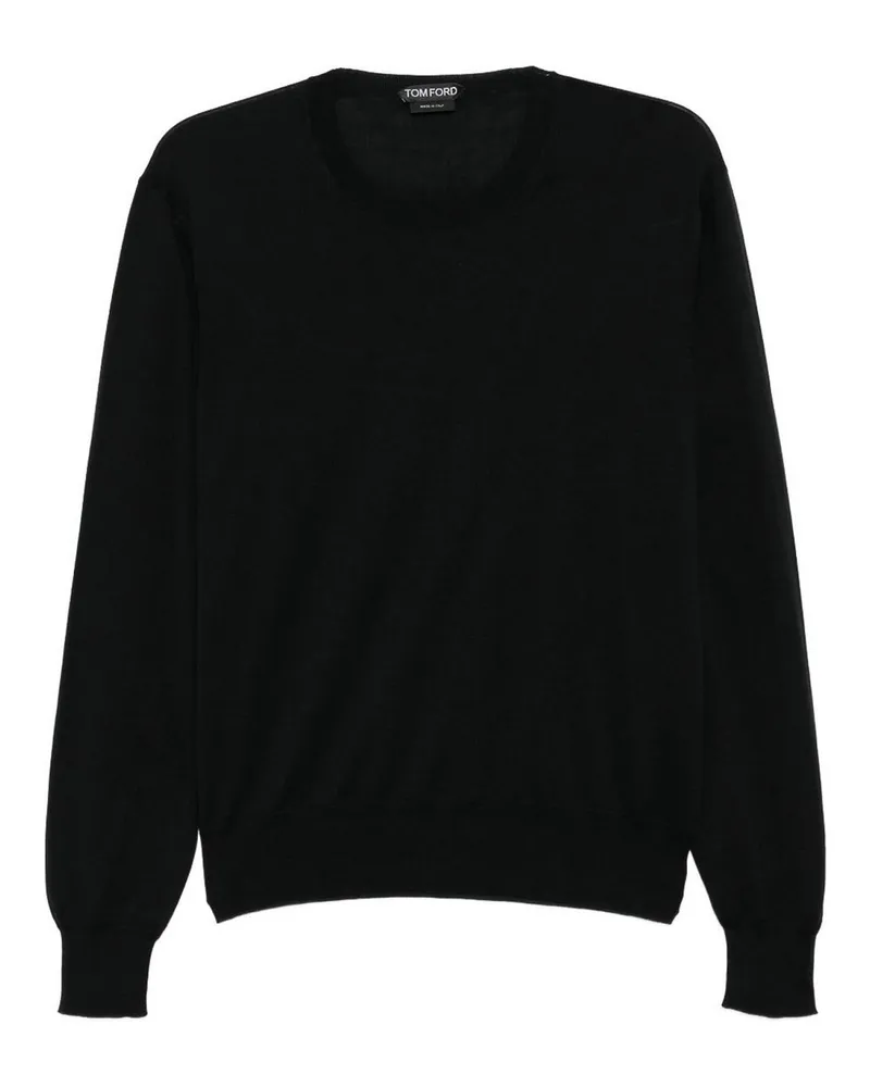 Tom Ford Rundhalspullover - Schwarz Schwarz