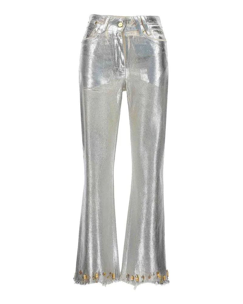 Jacquemus Straight Leg Jeans - Silber Silber