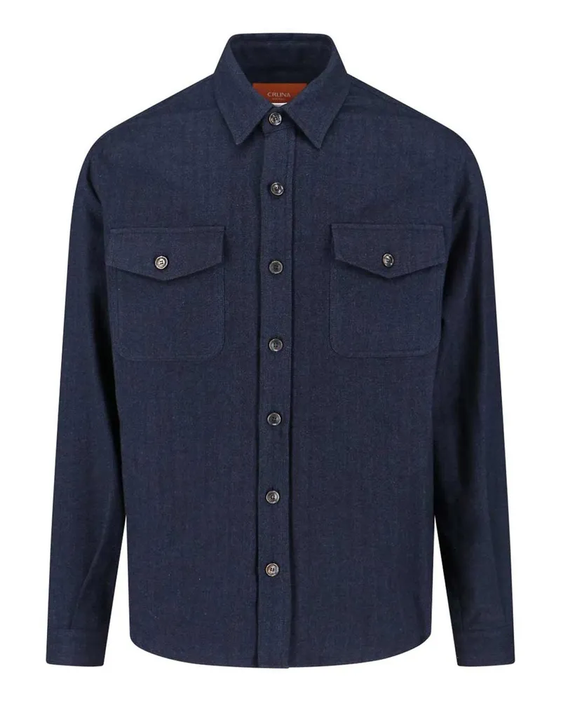 CRUNA Hemd - Blau Blau