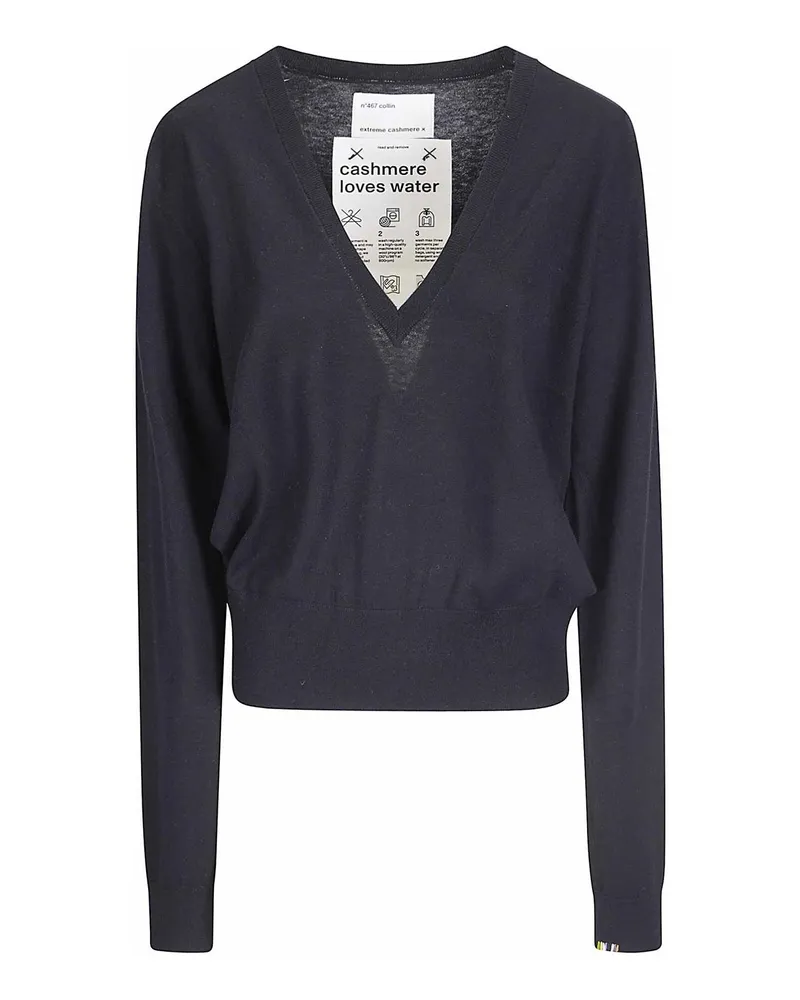 extreme cashmere Rundhalspullover - Schwarz Schwarz