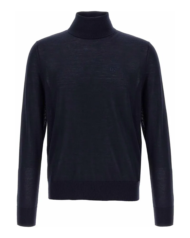 Dsquared2 Rollkragenpullover - Blau Blau