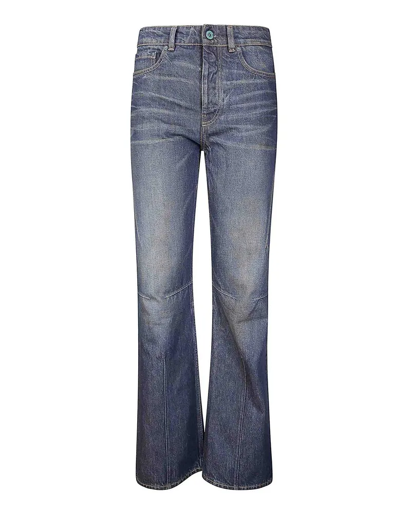 Our Legacy Straight Leg Jeans - Beige Beige