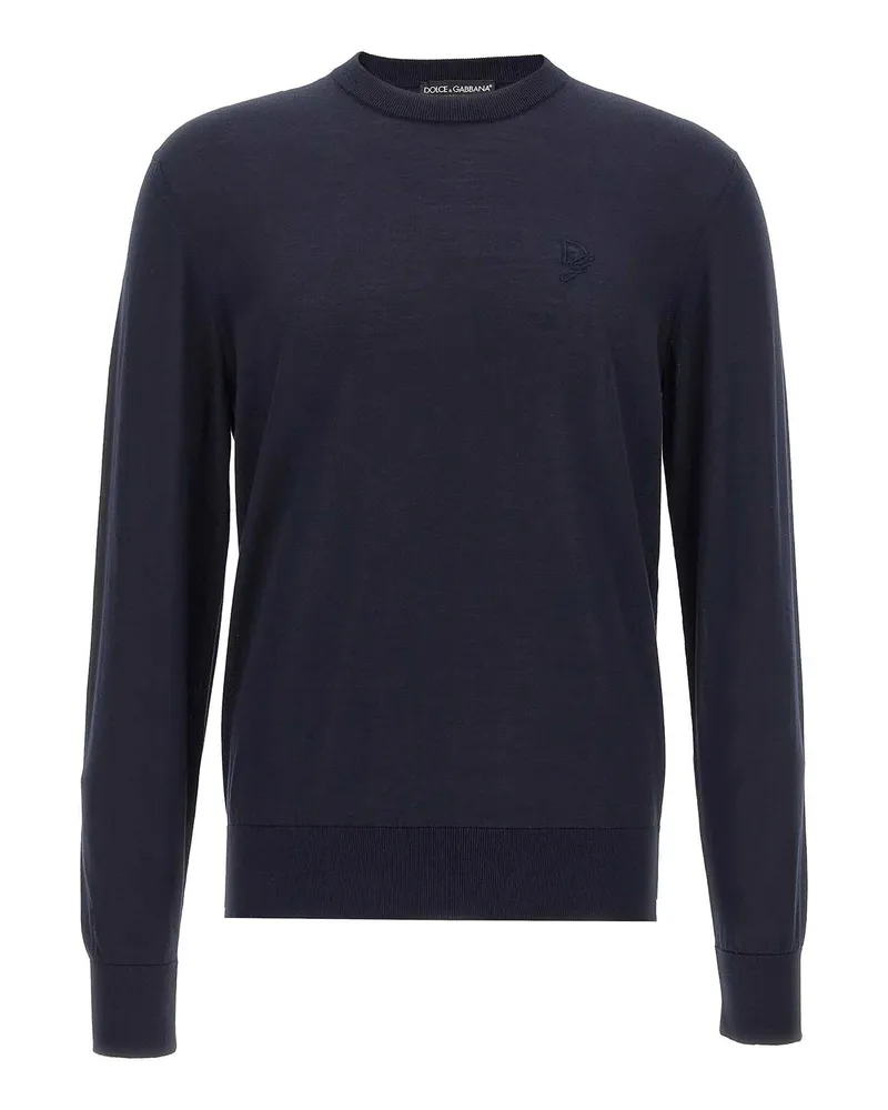 Dolce & Gabbana Rundhalspullover - Blau Blau