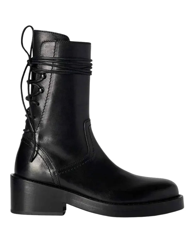 Ann Demeulemeester Stiefeletten - Schwarz Schwarz