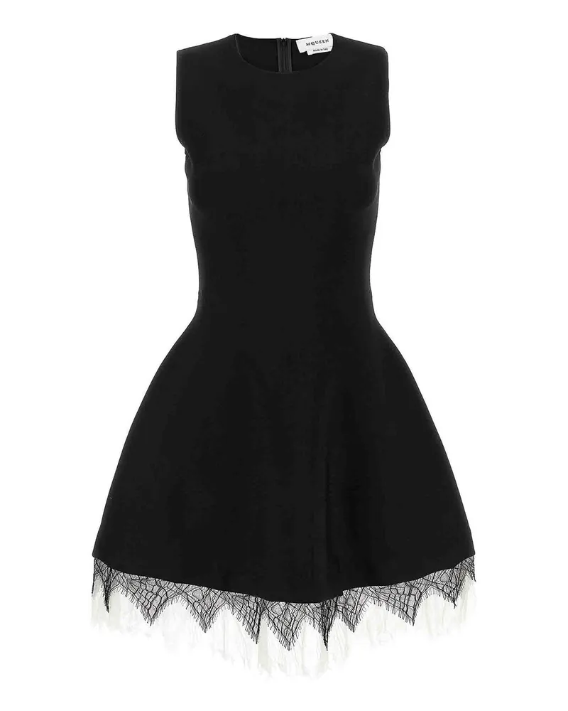 Alexander McQueen Knielanges Kleid - Schwarz Schwarz