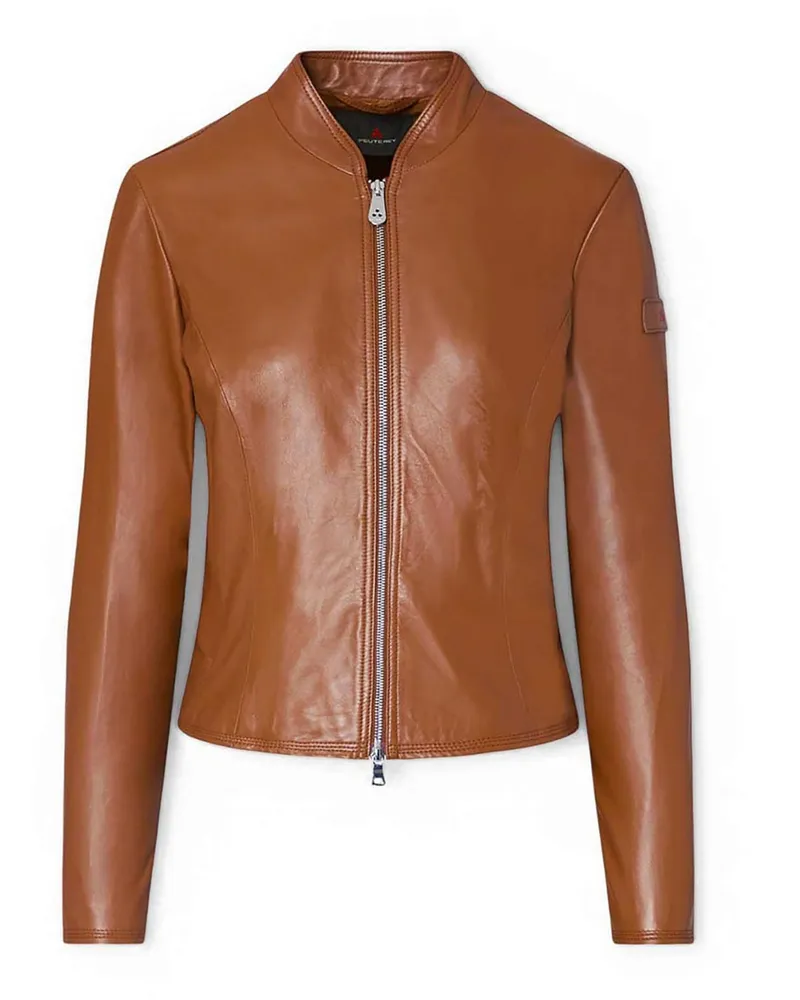 Peuterey Lederjacke - Braun Braun