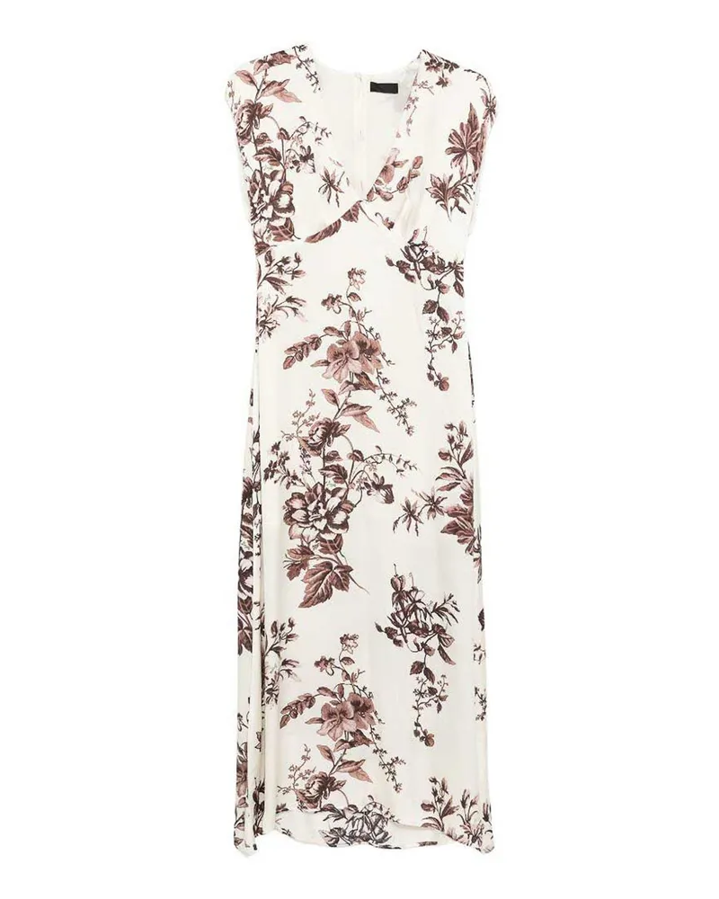 Liu Jo Knielanges Kleid - Weiß Weiß