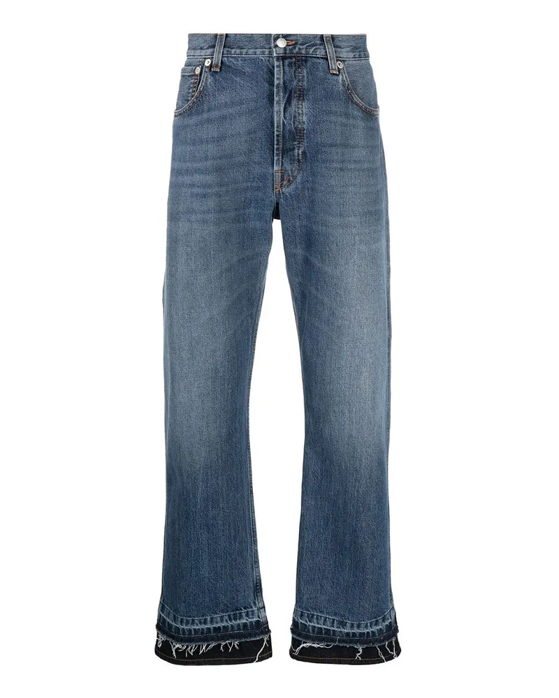 Alexander McQueen Straight Leg Jeans - Jeansblau