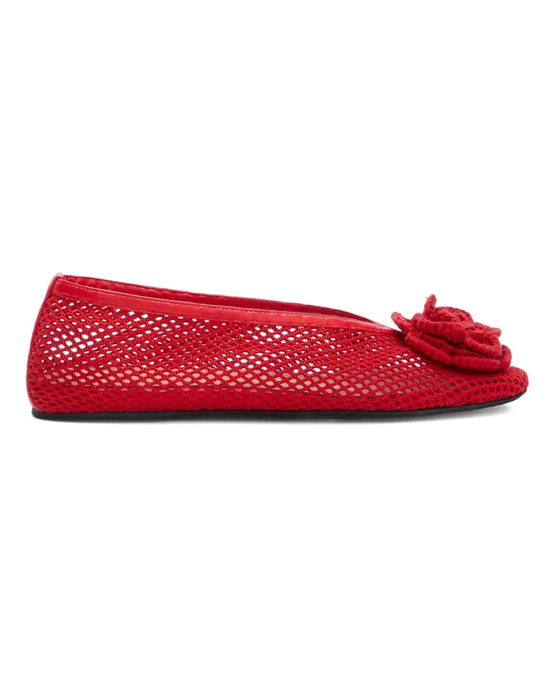 Ganni Ballerinas - Rot Rot