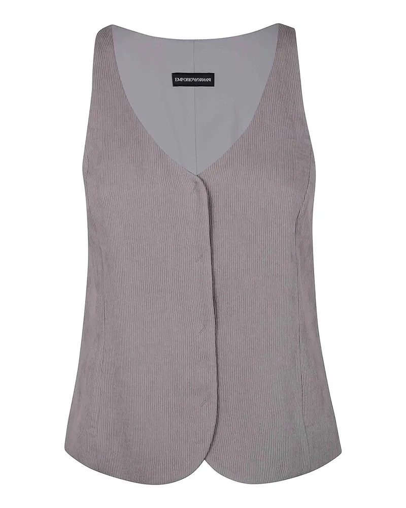 Emporio Armani Weste - Grau Grau