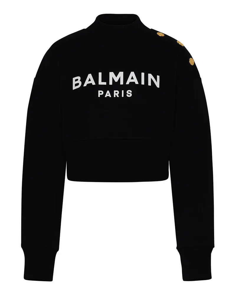 Balmain Sweatshirt - Schwarz Schwarz