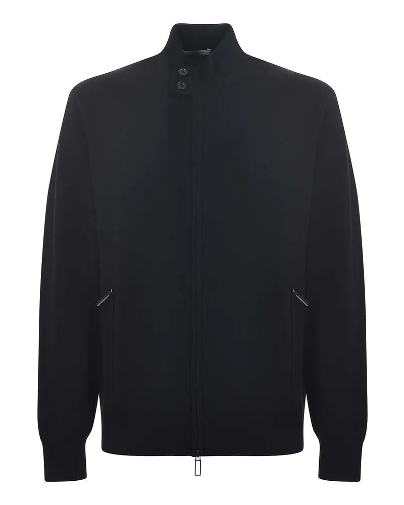 Paolo Pecora Milano Cardigan - Schwarz Schwarz