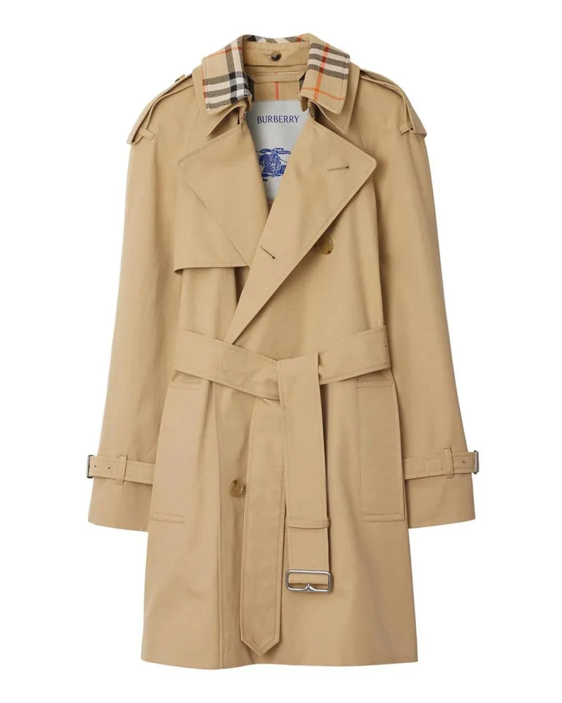 Burberry Kurzer Mantel - Beige Beige