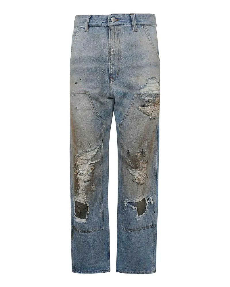 Maison Margiela Casual Hose - Blau Blau
