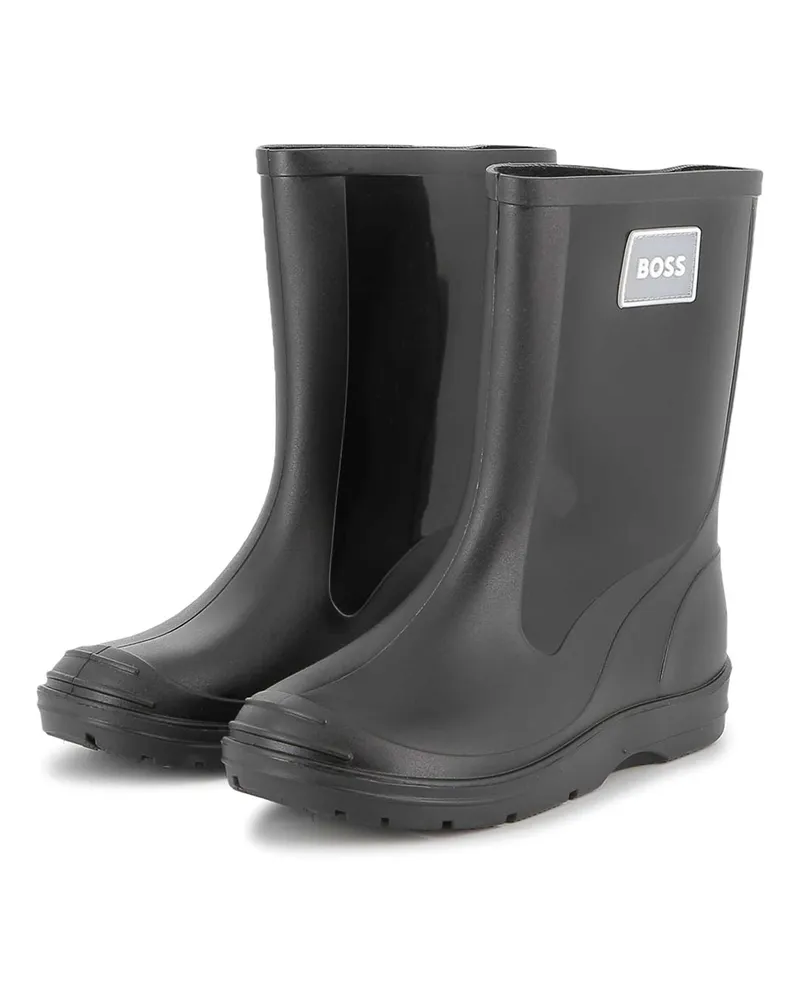 HUGO BOSS Stiefel - Schwarz Schwarz