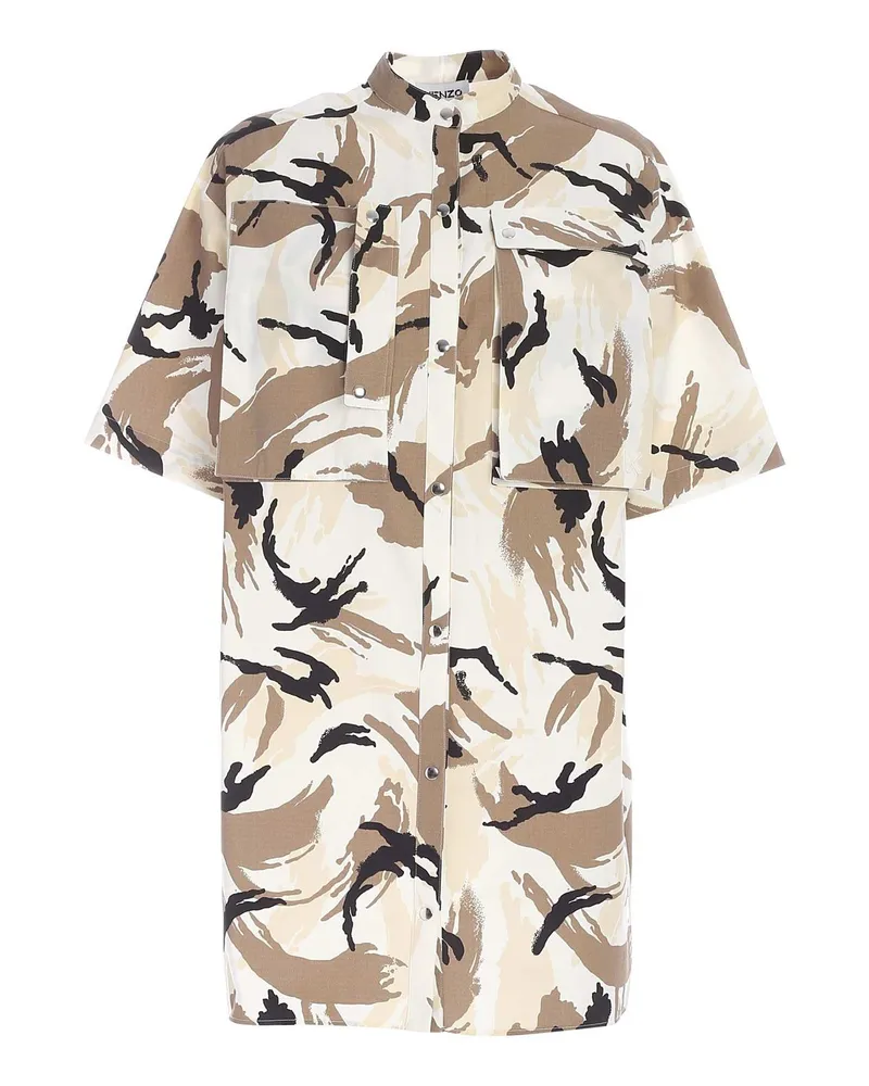 Kenzo Kurzes Kleid - Bunt Bunt