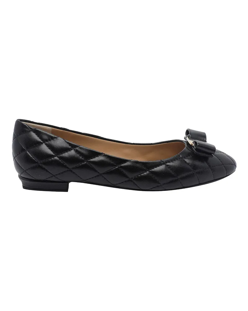 Ferragamo Ballerinas - Schwarz Schwarz