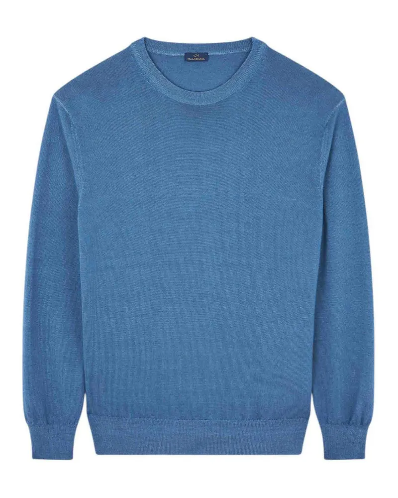 Paul & Shark Rundhalspullover - Blau Blau