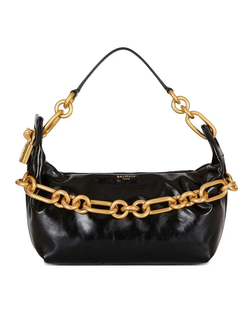 Balmain Schultertasche - Schwarz Schwarz