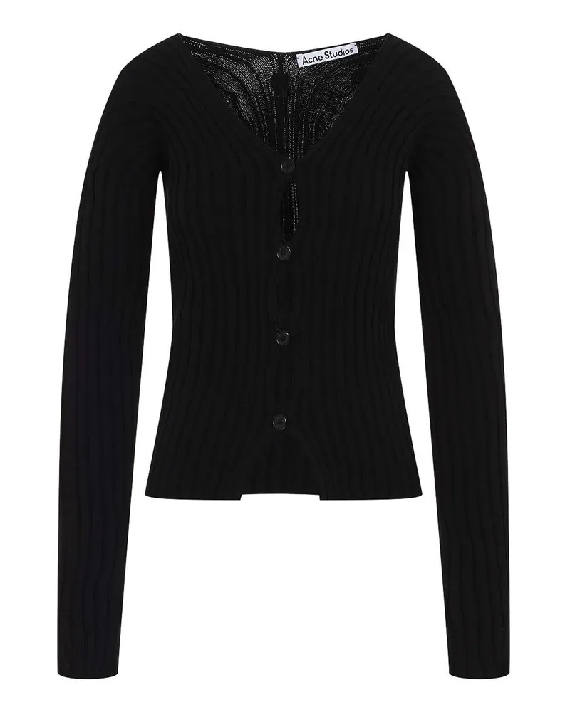 Acne Studios Cardigan - Schwarz Schwarz