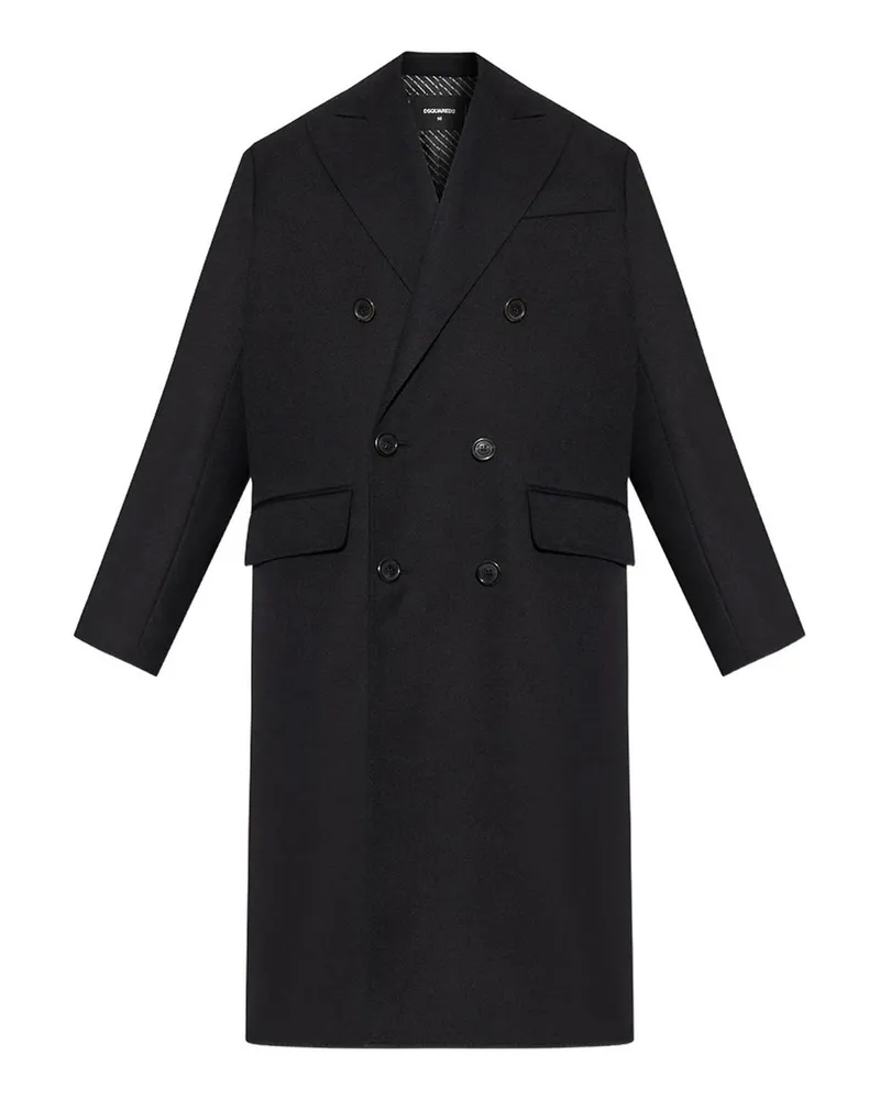 Dsquared2 Kurzer Mantel - Schwarz Schwarz