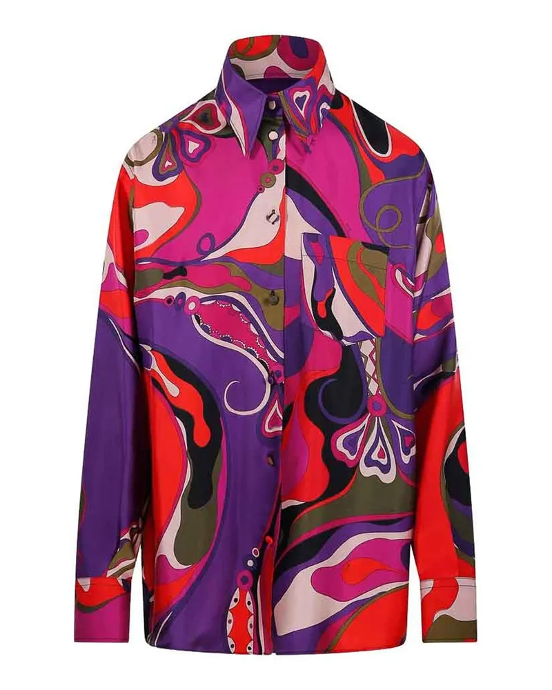 Emilio Pucci Hemd - Bunt Bunt