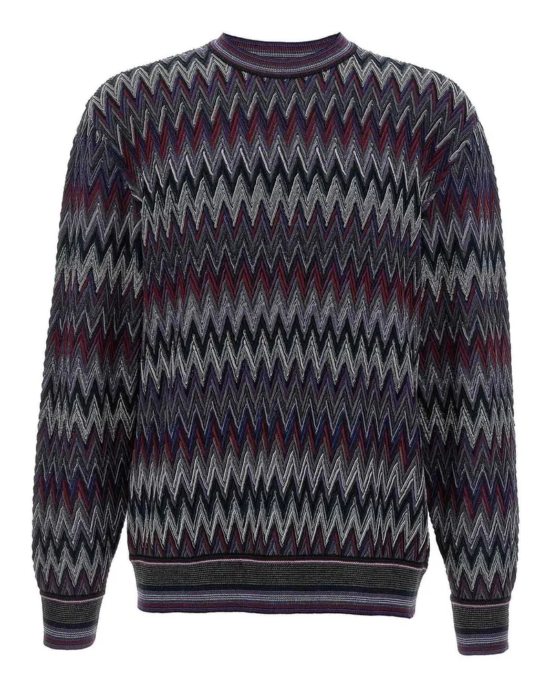 Missoni Rundhalspullover - Blau Blau