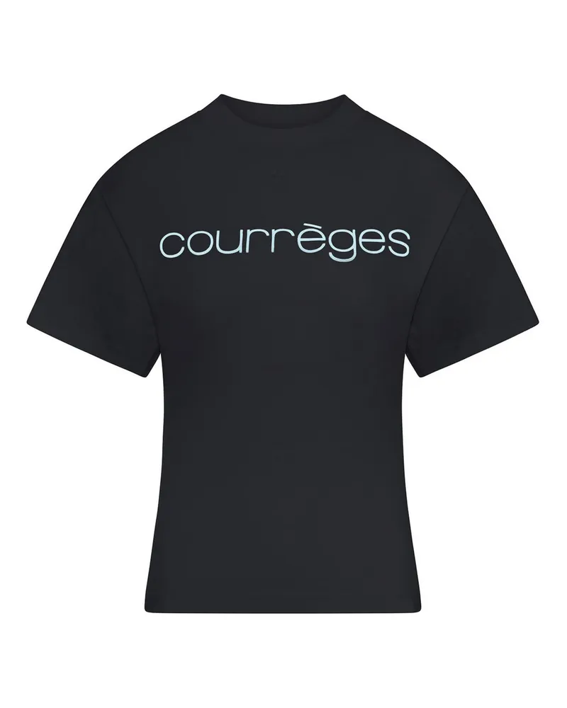 Courrèges T-Shirt - Schwarz Schwarz