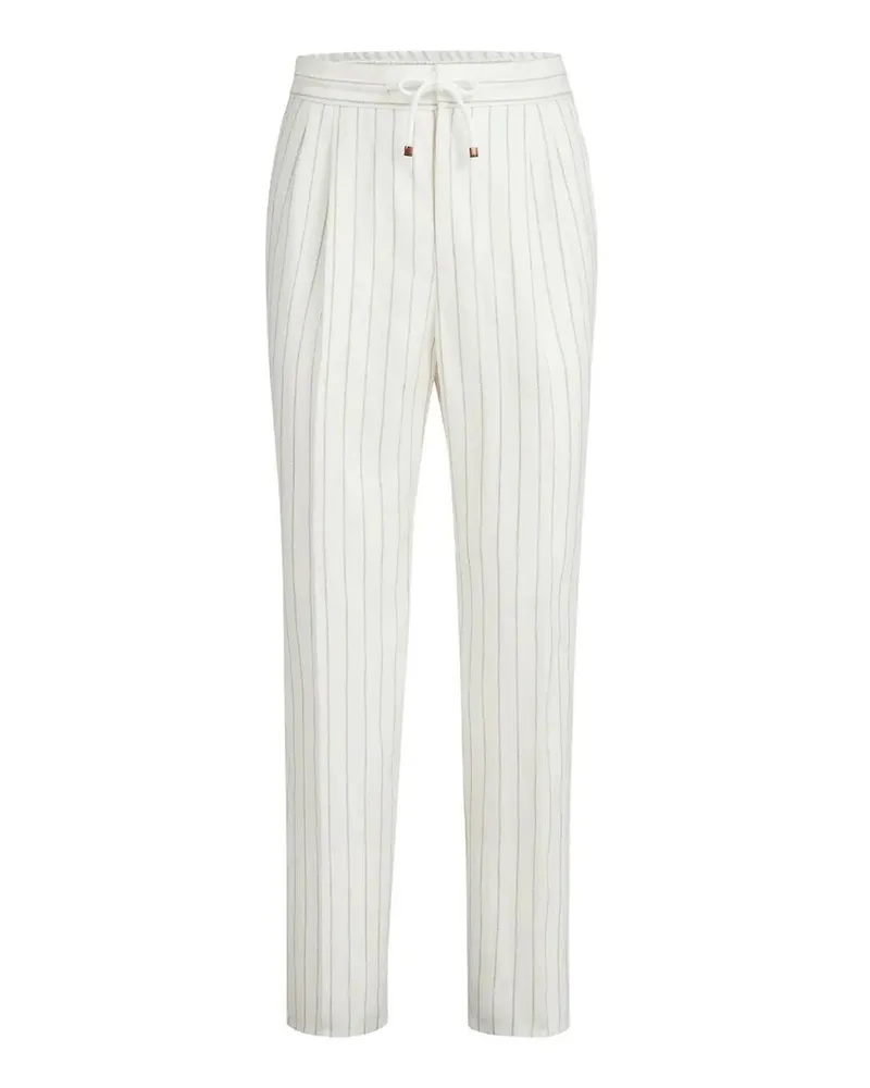 Brunello Cucinelli Casual Hose - Weiß Weiß