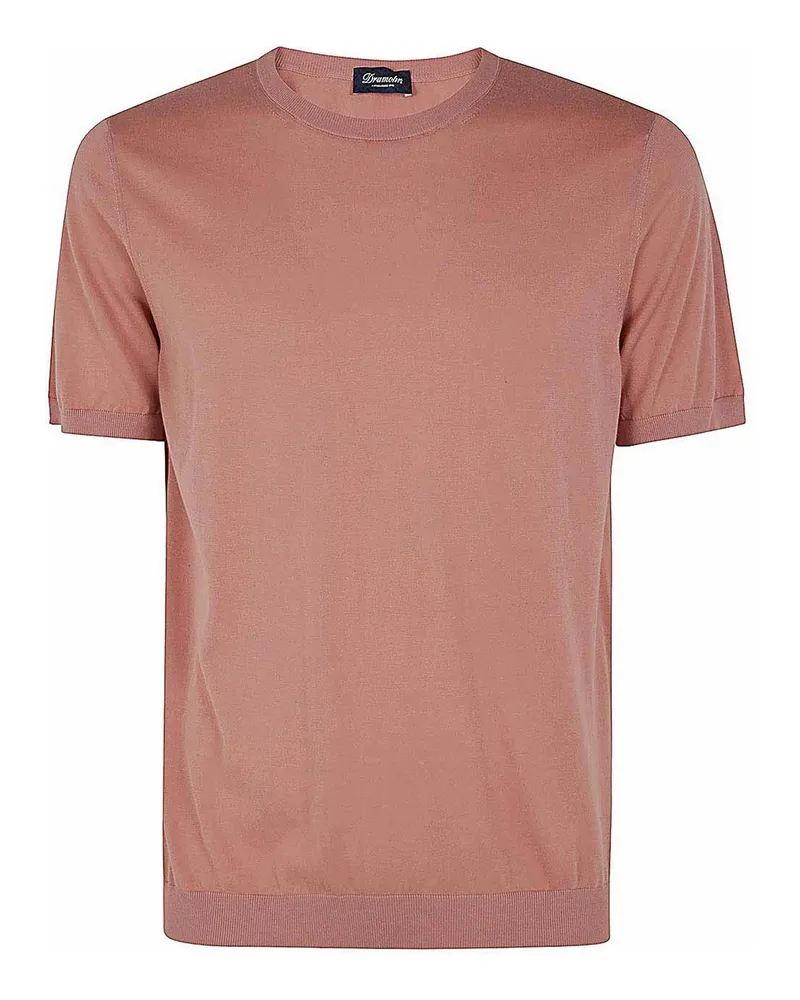 Drumohr  Rundhalspullover - Rosa Rosa