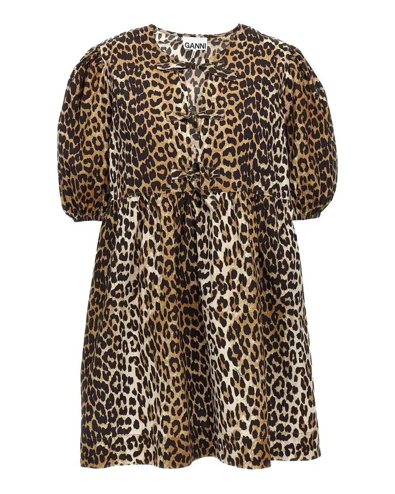 Ganni Kurzes Kleid - Bunt Bunt