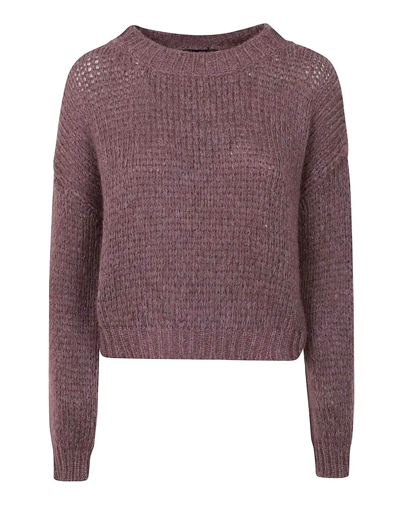 Roberto Collina Rundhalspullover - Rot Rot