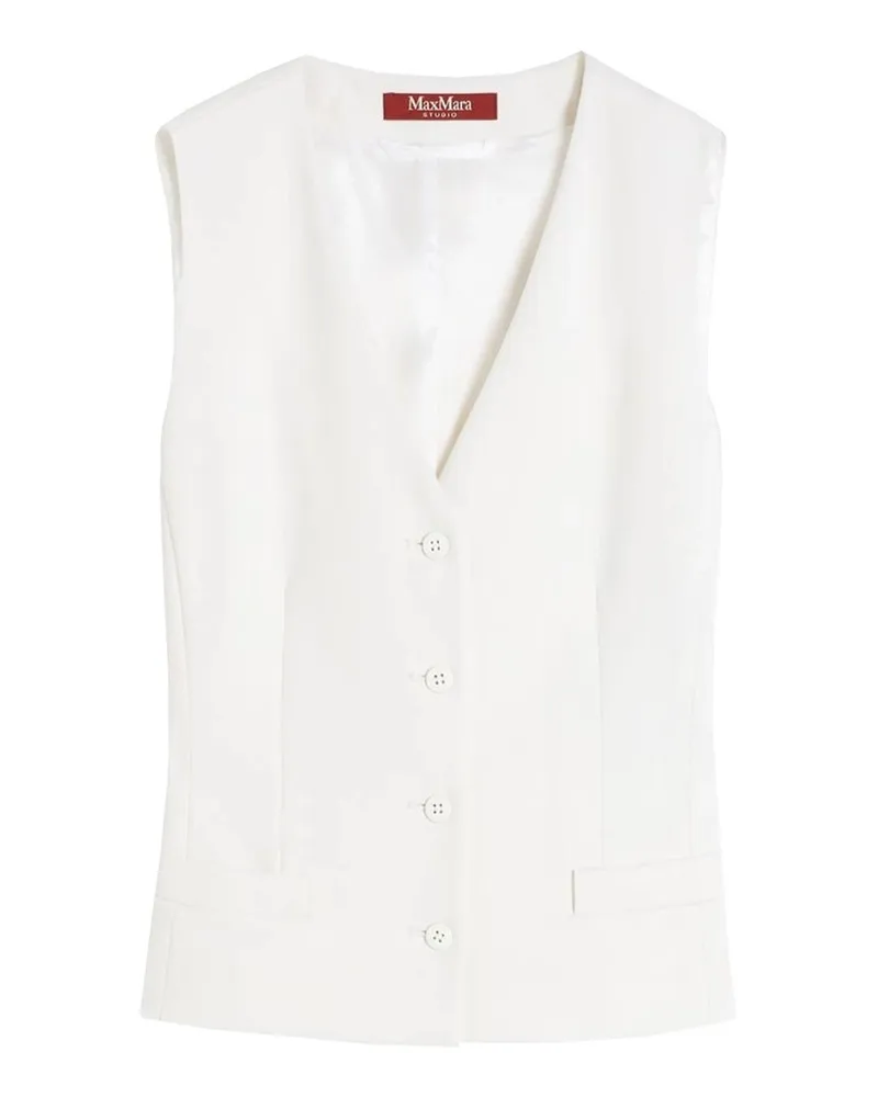 Max Mara Weste - Weiß Weiß