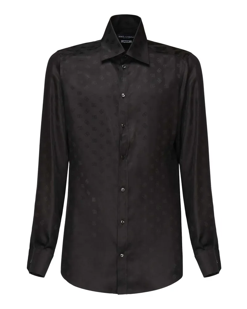 Dolce & Gabbana Hemd - Schwarz Schwarz