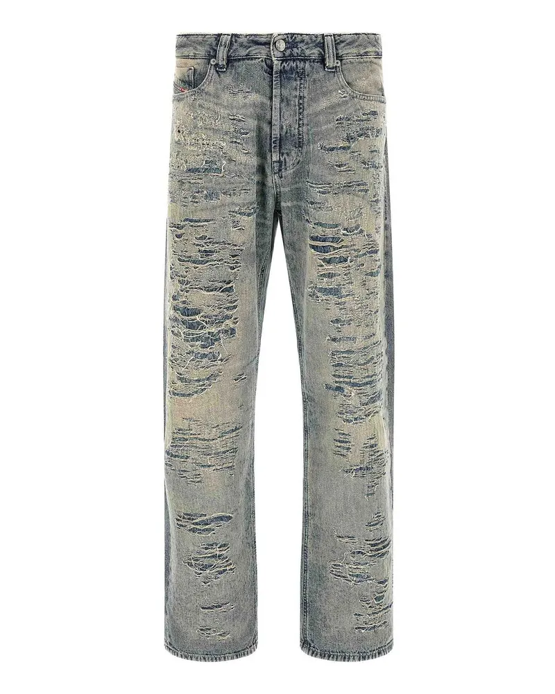 Diesel Straight Leg Jeans - Hellblau Hellblau