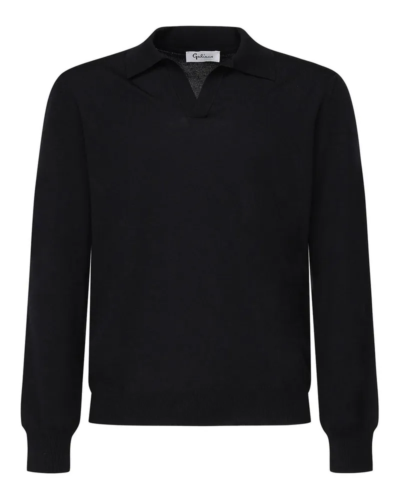 Giuliano Galiano Poloshirt - Schwarz Schwarz