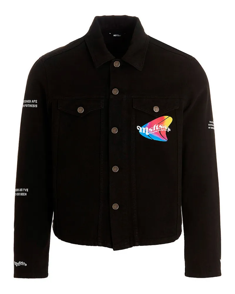 MSFTSrep Jeansjacke - Schwarz Schwarz