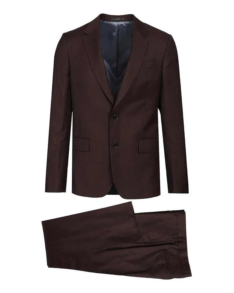 Paul Smith Eleganter Anzug - Dunkelrot Dunkelrot